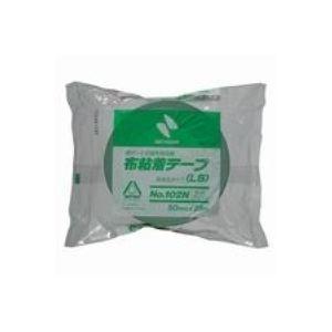 （業務用10セット）ニチバン カラー布テープ 102N-50 50mm*25m ライト緑 代引不可