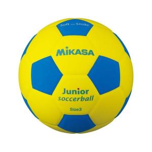 ミカサ MIKASA スマイルサッカーボール 3号球 イエロー×ブルー SF3JYBL｜rcmdsp