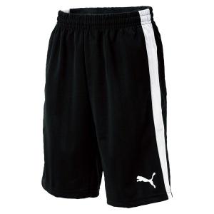 PUMA（プーマ） サッカー (P21001)トレーニングハーフパンツ 862222 ブラックXホワイト 07｜rcmdsp