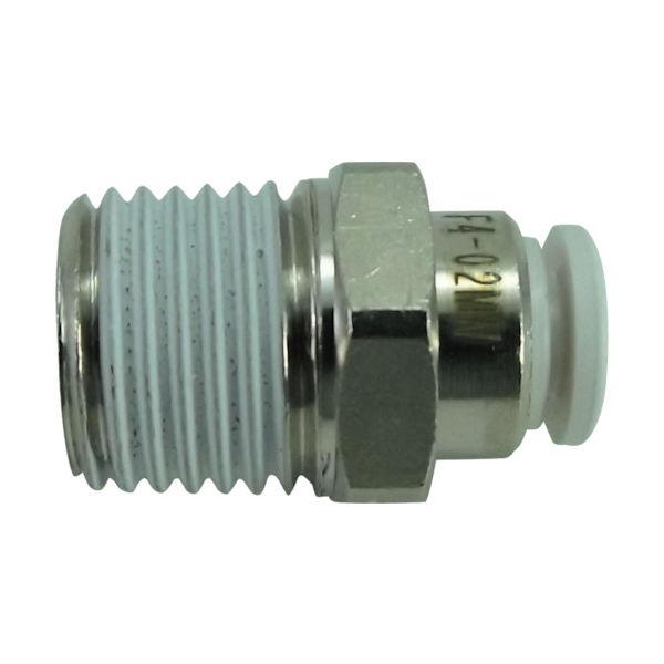 千代田通商 チヨダ ファイブメイルコネクタ W(白)4mm・R1/4 F4-02MW 1個 158-...