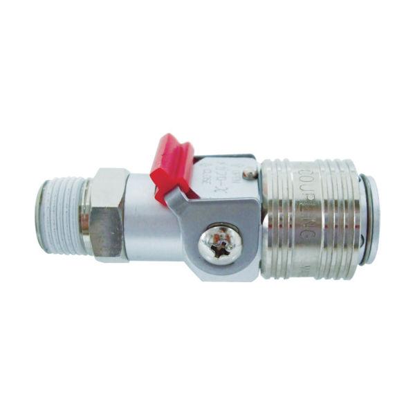 千代田通商 チヨダ メガフローXパージ付R3/8 MFXP-03M 1個 360-3598（直送品）