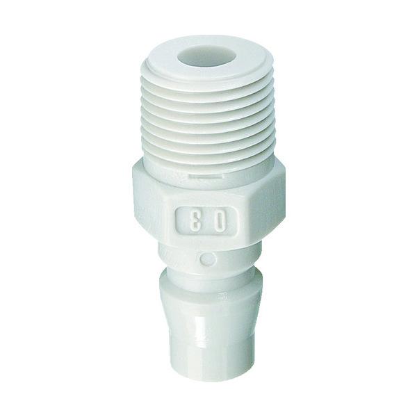 ジョプラックス 樹脂プラグ 相手側取付メネジRc(PT)3/8 JS-03W 1個 375-3867...