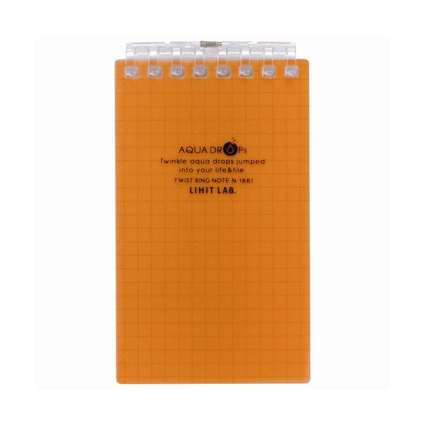 リヒトラブ　ツイストリング・ノート　メモ　橙　N-1661-4　（直送品）