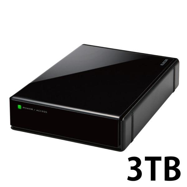 HDD (ハードディスク) 外付け 3TB USB3.0 WD Red ブラック ELD-REN03...