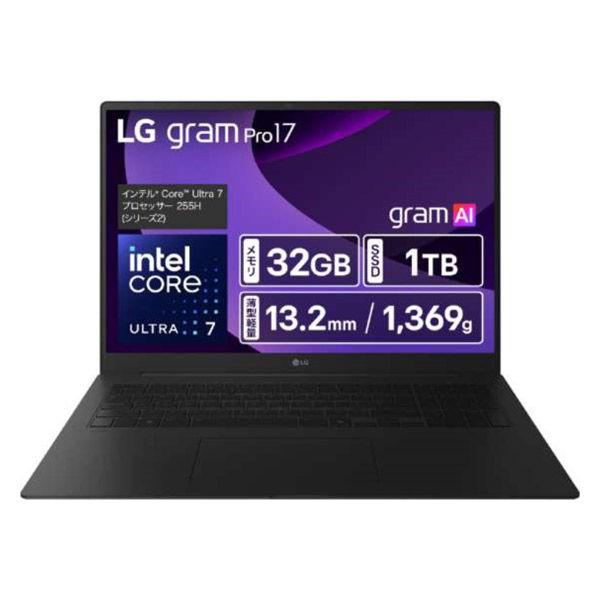 LG 17インチ ノートパソコン gram Pro 17Z90TP-GD88J 1台（直送品）