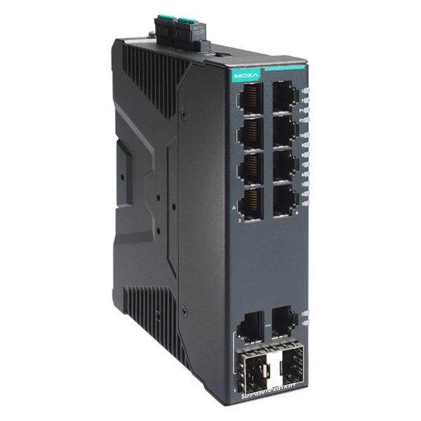 MOXA  産業用10ポートフルギガビットスマートイーサネットスイッチ(ワイド温度モデル) SDS-...