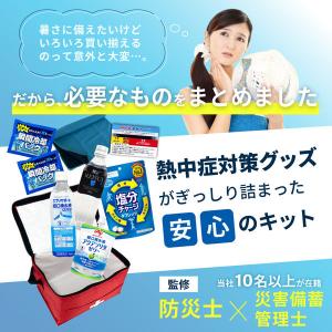 熱中症対策キット 9点 オレンジ 10セット ...の詳細画像1