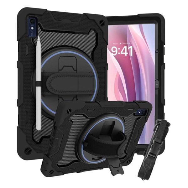 エムディーエス  Lenovo Tab M10a 5G LET02対応 耐衝撃ケース ブラック MD...