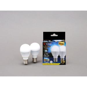 アイリスオーヤマ LED電球 広配光 60形 昼白色 LDA7N-G-E17-6T62P 【2個】　1個（直送品）