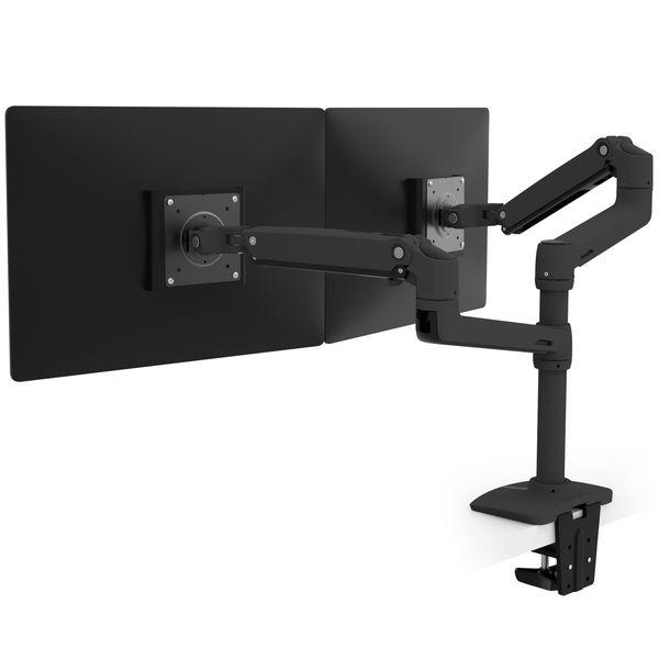 ERGOTRON LX Dual Stacking Arm、No Grommet Mount、Mat...