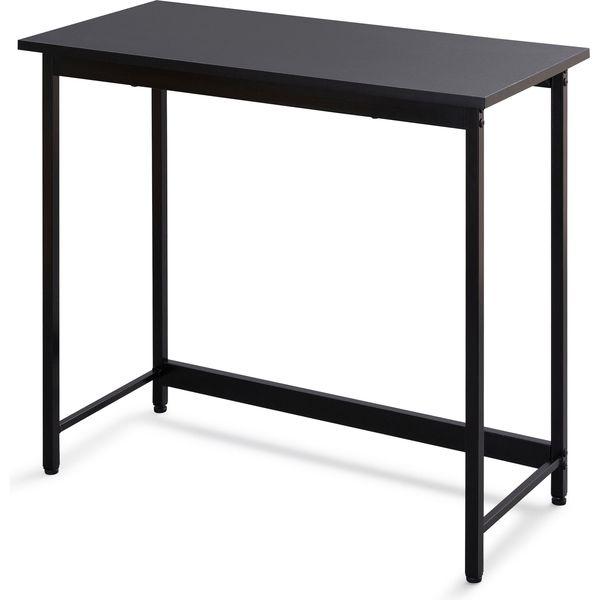アイリスオーヤマ ベーシックデスク 幅800×奥行400mm ブラック/ブラック BDK-8040 ...