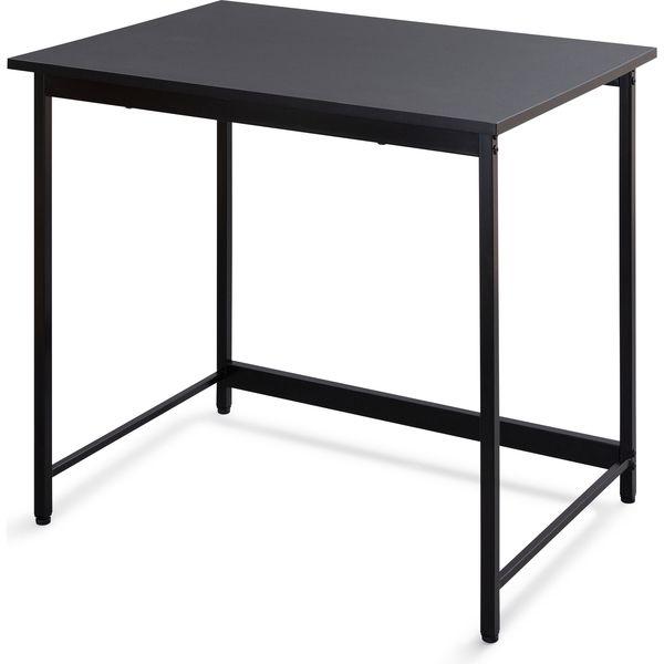 アイリスオーヤマ ベーシックデスク 幅800×奥行600mm ブラック/ブラック BDK-8060 ...
