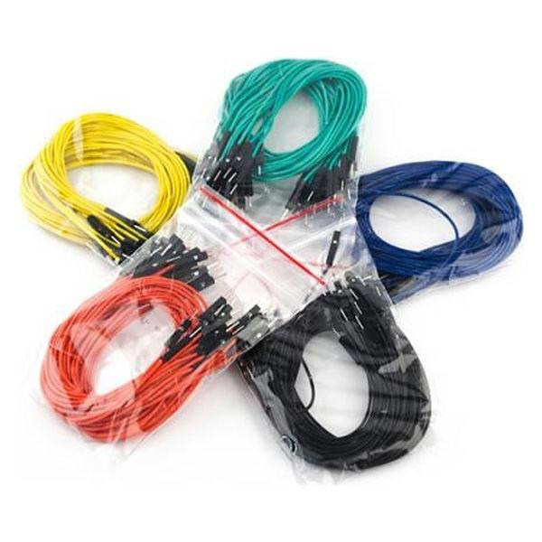 SparkFun 長めのジャンプワイヤー100本セット(オス~オス) SFE-PRT-09388 1...