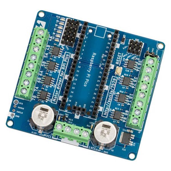 スイッチサイエンス Raspberry Pi Pico用高耐圧モータードライバ基板 SSCI-075...