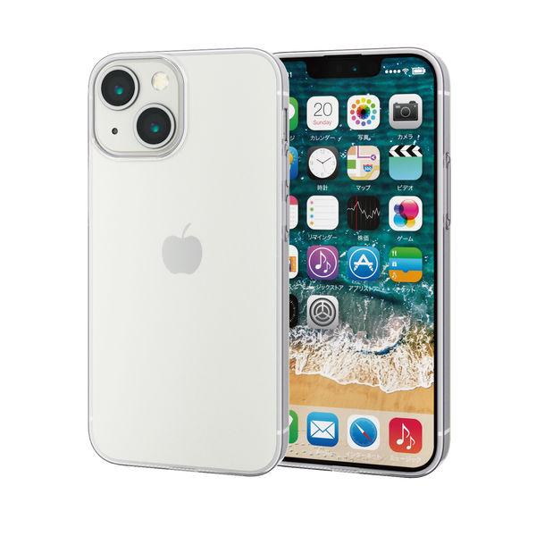 iPhone13 mini ケース カバー ソフトケース TPU 薄型 クリア PM-A21AUCU...