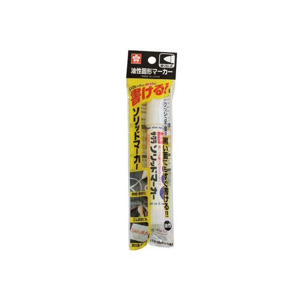 サクラクレパス ソリッドマーカー中字 SC-P#50 白　1本（直送品）