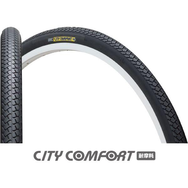 井上ゴム工業 CITY COMFORT 耐摩耗（86型） ブラック（WO 24×1 3/8） 457...