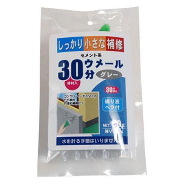 家庭化学工業 家庭化学 ミニ補修ウメール 60g グレー 209803 1袋（直送品）