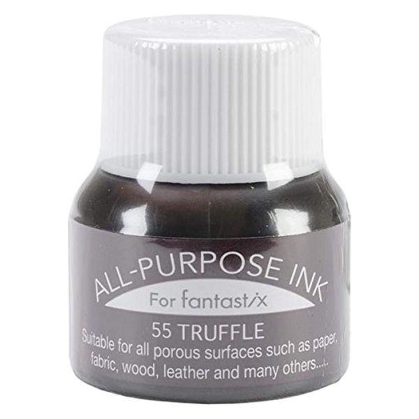 ツキネコ オールパーパスインク 多用途インク 布 皮革 紙 木材 15ml トリュフ API-55 ...
