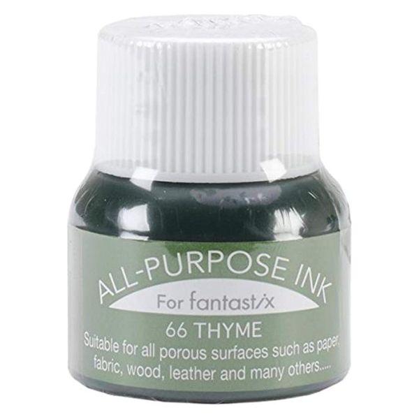 ツキネコ オールパーパスインク 多用途インク 布 皮革 紙 木材 15ml タイム API-66 1...