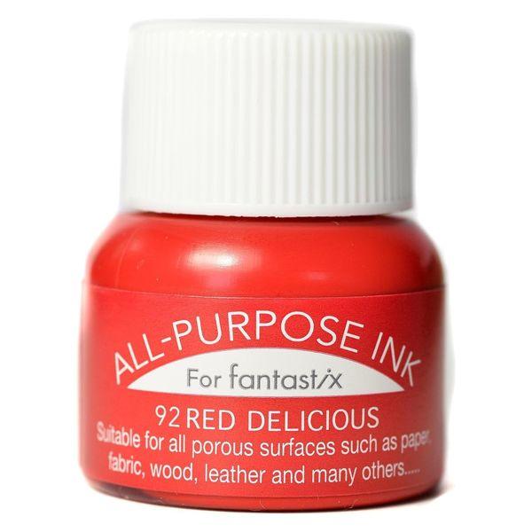 ツキネコ オールパーパスインク　多用途インク　布　皮革　紙　木材　15ml　レッドデリシャス　API...
