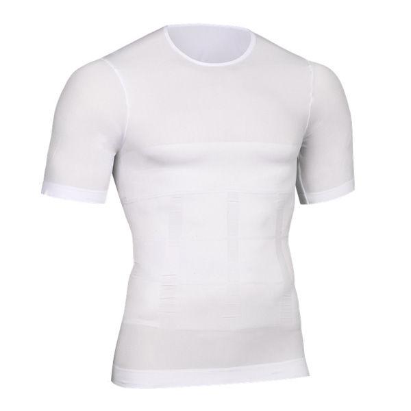 大河商事 加圧Tシャツ ホワイト スポーツタイプ (インナー 補正下着) Lサイズ POWERS D...
