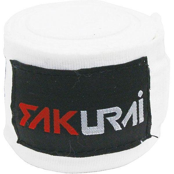 SAKURAI（サクライ） ボクシング バンテージ 2.5m ホワイト PWF140 1セット(1個...