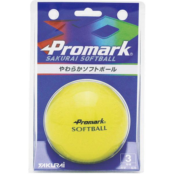 Promark（プロマーク） ソフトボール ボール やわらかソフトボール 3号球 SB803PU 1...