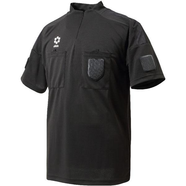 sfida（スフィーダ） サッカー ウェア レフェリーシャツ 半袖 XL ブラック SA22836 ...