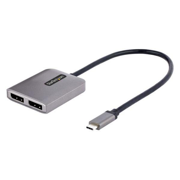 ビデオアダプター　USB Type-C DisplayPort(ディスプレイポート)×2　5K60H...