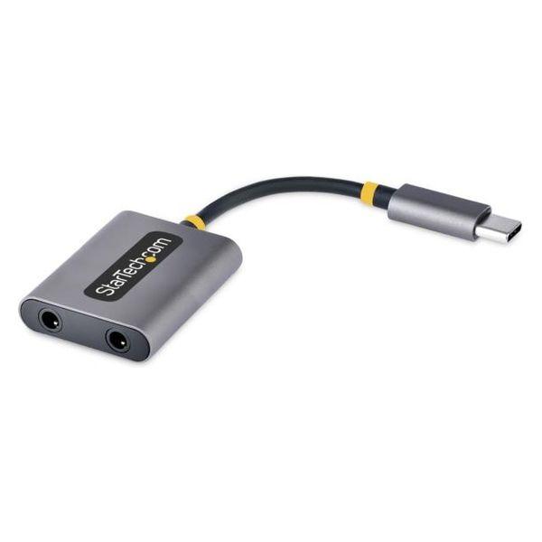 オーディオスプリッター USB Type-C 4極ステレオミニジャック オーディオ変換アダプター 1...