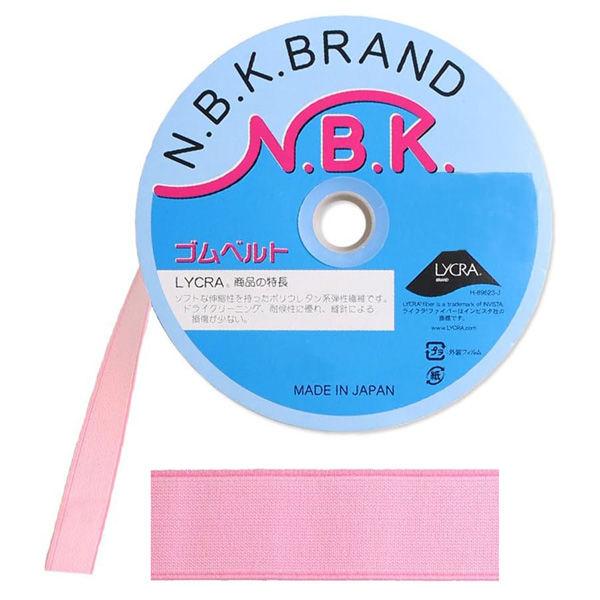 日本紐釦貿易(Nippon Chuko) NBK カラーオリゴム 巾25mm×15m巻 ピンク F1...
