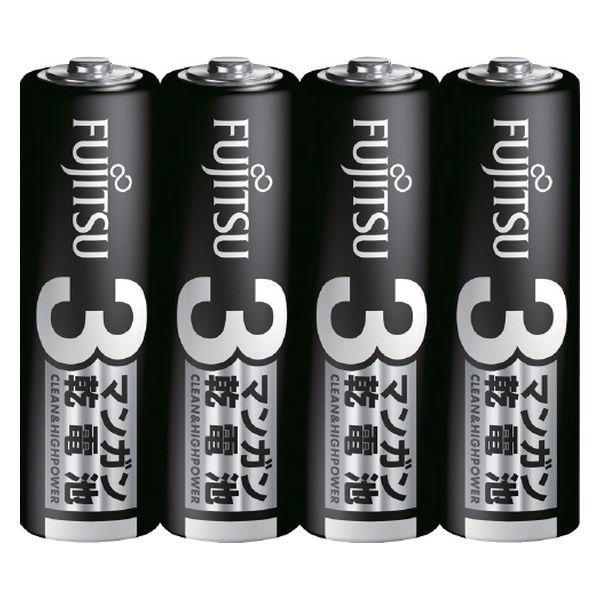 富士通 富士通マンガン乾電池 単3形 4本入 R6PU(4S) 1セット(30パック)（直送品）
