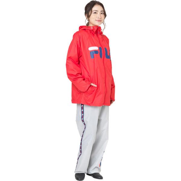 FILA（フィラ） レインウェア 男女兼用 ユニセックス レインパーカー M レッド 0600312...