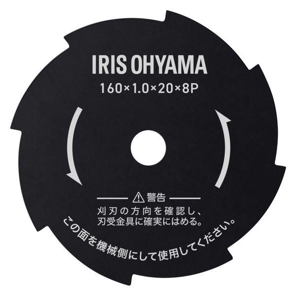 アイリスオーヤマ 充電式グラストリマー用替刃(金属刈刃) JGTKB16M 1個（直送品）