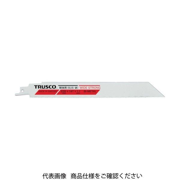 TRUSCO 解体用バイメタルセーバーソーブレード(幅広タイプ)全長150mm 5枚入 TBS-15...