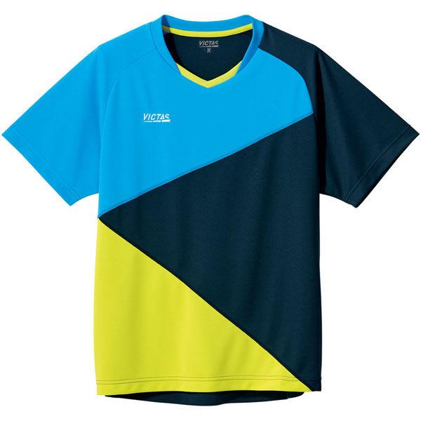 VICTAS（ヴィクタス) 卓球 ゲームシャツ COLOR BLOCK GS 130 ＴＱ／ＮＶ 6...