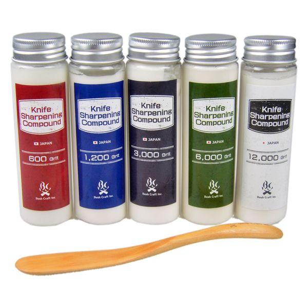 ブッシュクラフト ナイフシャープニングコンパウンド フルセット(ヘラ付き) 457335072311...