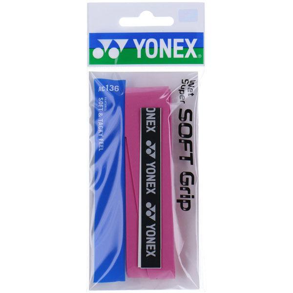 Yonex(ヨネックス) テニス グリップテープ ウエットスーパーソフトグリップ AC136 ピンク...