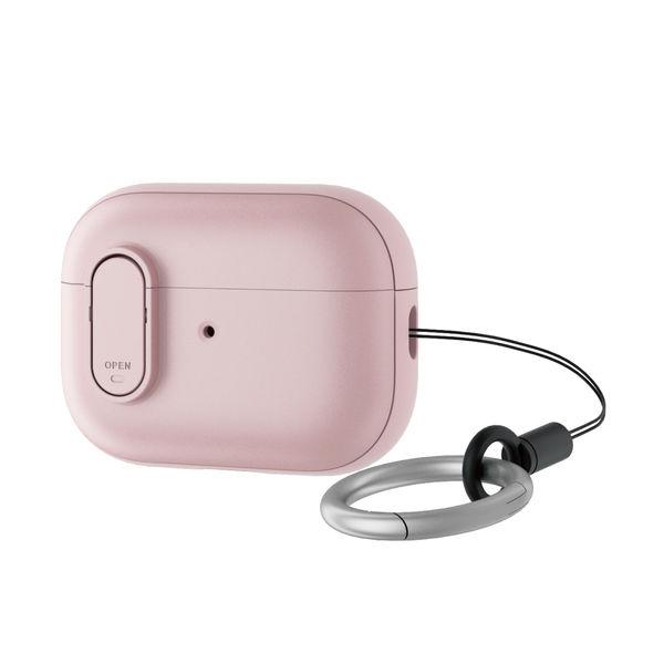 AirPods Pro 第2世代 ケース ハイブリッド フタ開閉ロック機能 ピンク AVA-AP4T...