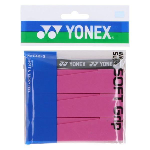 Yonex（ヨネックス) テニス グリップテープ ウエットスーパーソフトグリップ AC1363 ピン...