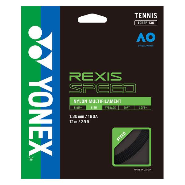 Yonex（ヨネックス) 硬式テニス ガット レクシススピード130 TGRSP130 ブラック(0...