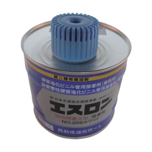 積水化学工業（セキスイ化学） エスロン 接着剤 NO.20Sホワイト 500G S205GW 1缶 ...