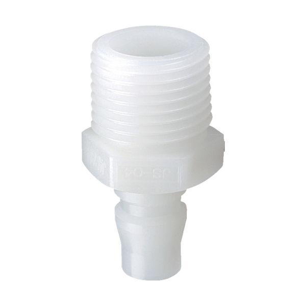 ジョプラックス 樹脂プラグ 相手側取付Rc(PT)1/2 ジョプラPEシリーズ JS-04E 1個 ...