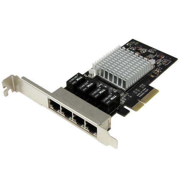 4ポートGbE増設PCIe NIC Intel I350　ST4000SPEXI　1個　StarTe...