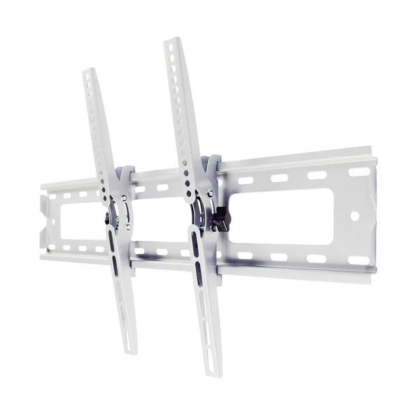 スタープラチナ テレビ壁掛け金具 TVセッターチルト1 Mサイズ ホワイト 37〜65インチ対応 T...