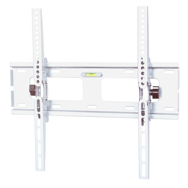 スタープラチナ テレビ壁掛け金具 TVセッターチルト1 Mサイズ ナロープレート ホワイト 37〜6...
