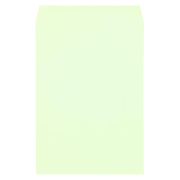 ムトウユニパック カラー封筒 角2 ウグイス 85g/m2 1箱（500枚）（直送品）