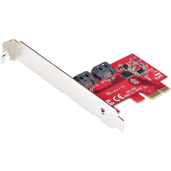 2ポート増設SATAカード - 6Gbps　2P6G-PCIE-SATA-CARD　1個　StarT...