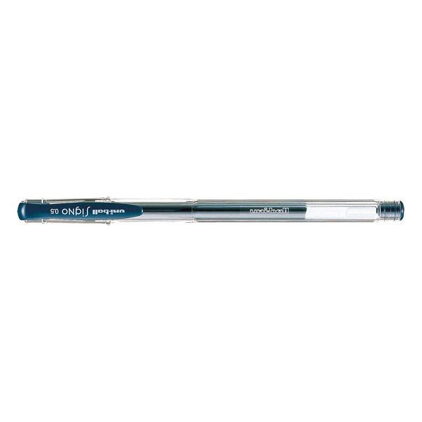 三菱鉛筆 ゲルインクボールペン ユニボールシグノ キャップ式 0.5mm ブルーブラック UM100...